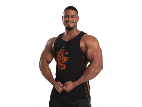 Gorilla Wear Monterey Tank Top – Fekete/narancssárga