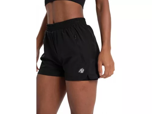 Gorilla Wear Katy 2-in-1 Shorts – Fekete
