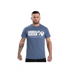 Gorilla Wear Classic Rövidujjú Póló – Korona kék
