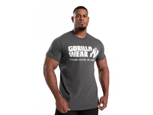 Gorilla Wear Classic Rövidujjú Póló – Sötétszürke