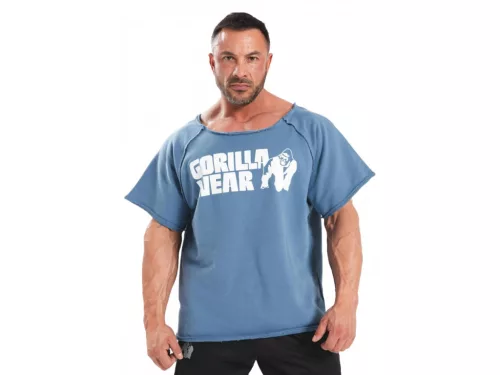 Gorilla Wear Classic Rövidujjú Edző Felső – Korona kék