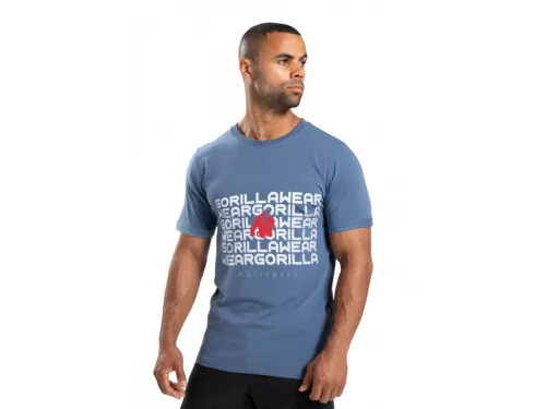 Gorilla Wear Bradley Rövidujjú Póló – Korona kék