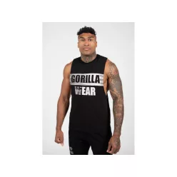 Gorilla Wear Lopez Drop Ujjatlan Trikó – Fekete
