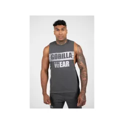 Gorilla Wear Lopez Drop Ujjatlan Trikó – Szürke melanzs