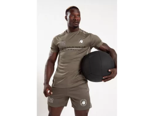 Gorilla Wear Broxton Póló – Katonazöld