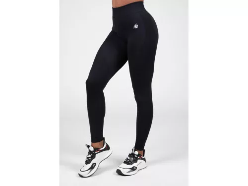 Gorilla Wear Whitney Seamless Varrásmentes Leggings – Fekete