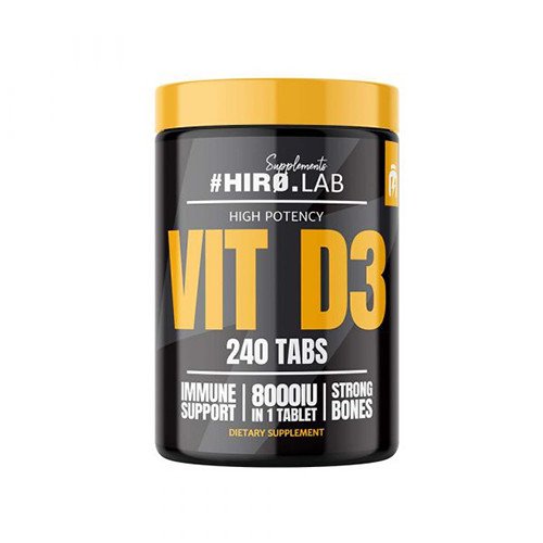 Hiro.lab Vitamin D3 8000 IU 240 Kapszula