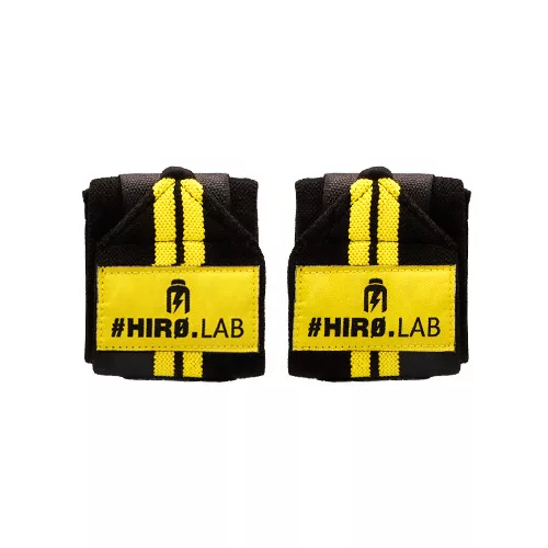 Hiro.Lab Wrist Wraps Csuklószorító Fekete/Sárga