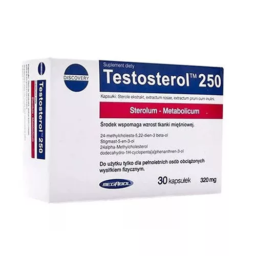 Megabol Testosterol 250 Növényi Szterolokat Tartalmazó Természetes Anabolizátor 30 Kapszula