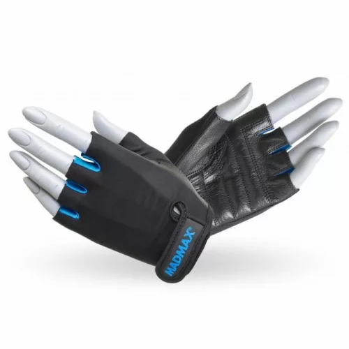 Madmax Rainbow Fitness Kesztyű - Fekete/Cián Kék