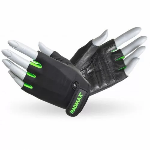 Madmax Rainbow Fitness Kesztyű - Fekete/Neon Zöld