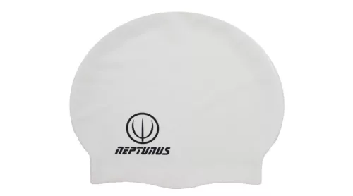 S-Sport Szilikonos úszósapka, fehér - NEPTUNUS ATLAS