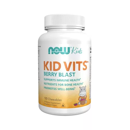 Now Foods Kid Vits 120 Rágótabletta Berry Lemonade