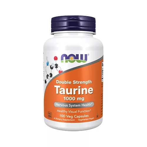 Now Foods Double Strength Taurine 1000 mg 100 kapszula