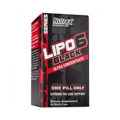   Nutrex Lipo-6 Black Ultra Concentrated EU Ultrakoncentrált Zsírégető Formula 60 Kapszula