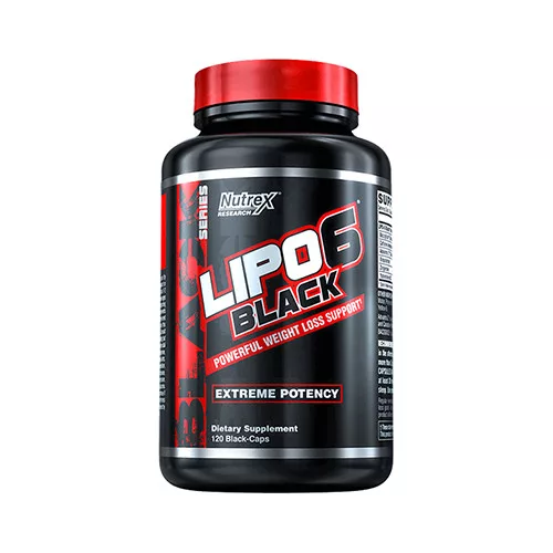 Nutrex Lipo-6 Black Zsírégető Formula 120 Kapszula