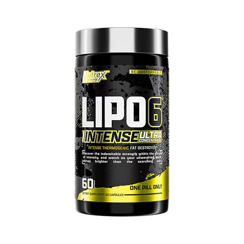 Nutrex Lipo-6 Black Intense Ultra Concentrate Ultrakoncentrált Zsírégető Formula 60 Kapszula