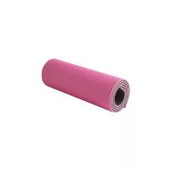 S-Sport Polifoam kempingmatrac, kétrétegű pink-szürke