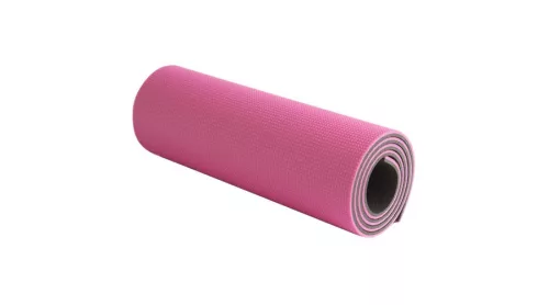 S-Sport Polifoam kempingmatrac, kétrétegű pink-szürke