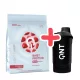 QNT Light Digest Whey Protein 500 g Strawberry + QNT Shaker IT'S ON 600ml Black Smoke