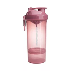   Smartshake Original 2go One Portartós Shaker 800 ml Deep Rose/Áttetsző Rózsaszín