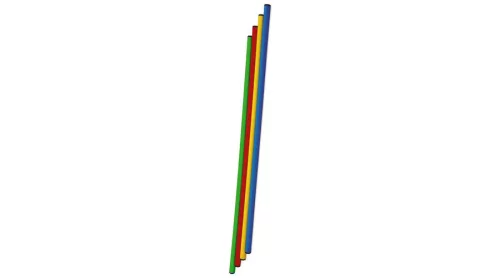 S-Sport Taktikai rúd, piros 100 cm