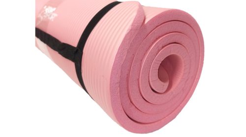 S-Sport Jóga szőnyeg / fitnesz szőnyeg, extra vastag, mályva