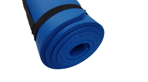 S-Sport Jóga szőnyeg / fitnesz szőnyeg, extra vastag, kék
