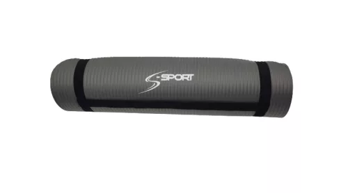 S-Sport Jóga szőnyeg / fitnesz szőnyeg, vastag, szürke