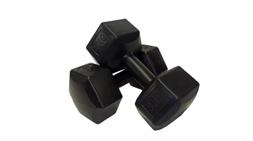 S-Sport PVC kézisúlyzó, hatszögletű 2x5 kg