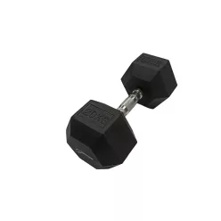 S-Sport Hatszögletű gumis kézisúlyzó, 20 kg