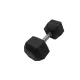S-Sport Hatszögletű gumis kézisúlyzó, 20 kg