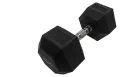 S-Sport Hatszögletű gumis kézisúlyzó, 25 kg