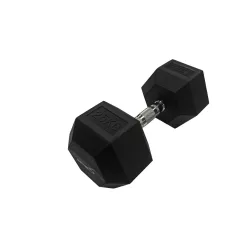 S-Sport Hatszögletű gumis kézisúlyzó, 25 kg