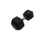 S-Sport Hatszögletű gumis kézisúlyzó, 25 kg