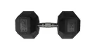 S-Sport Hatszögletű gumis kézisúlyzó, 25 kg