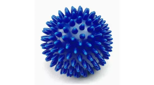 S-Sport Masszírozó labda, kék, 7 cm