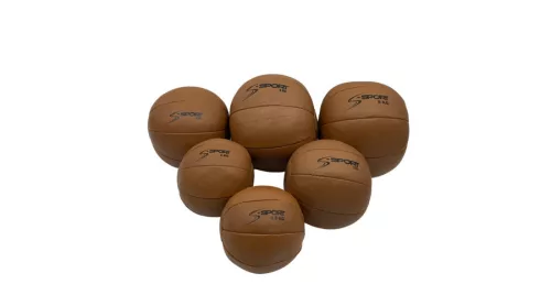S-Sport CLASSIC Bőr medicinlabda, 5 kg