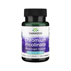 Swanson Chromium Picolinate - Króm Pikolinát 100 Kapszula