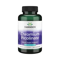 Swanson Chromium Picolinate - Króm Pikolinát 200 kapszula