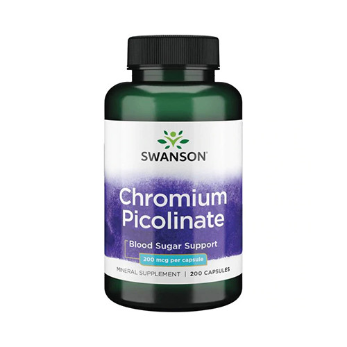 Swanson Chromium Picolinate - Króm Pikolinát 200 kapszula