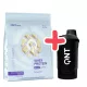 QNT Light Digest Whey Protein 500g White Chocolate + QNT Shaker IT'S ON 600ml Black Smoke
