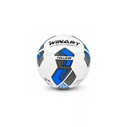   Winart Műbőr focilabda, 5-s méret WINART COLLEGE WHITE/BLUE