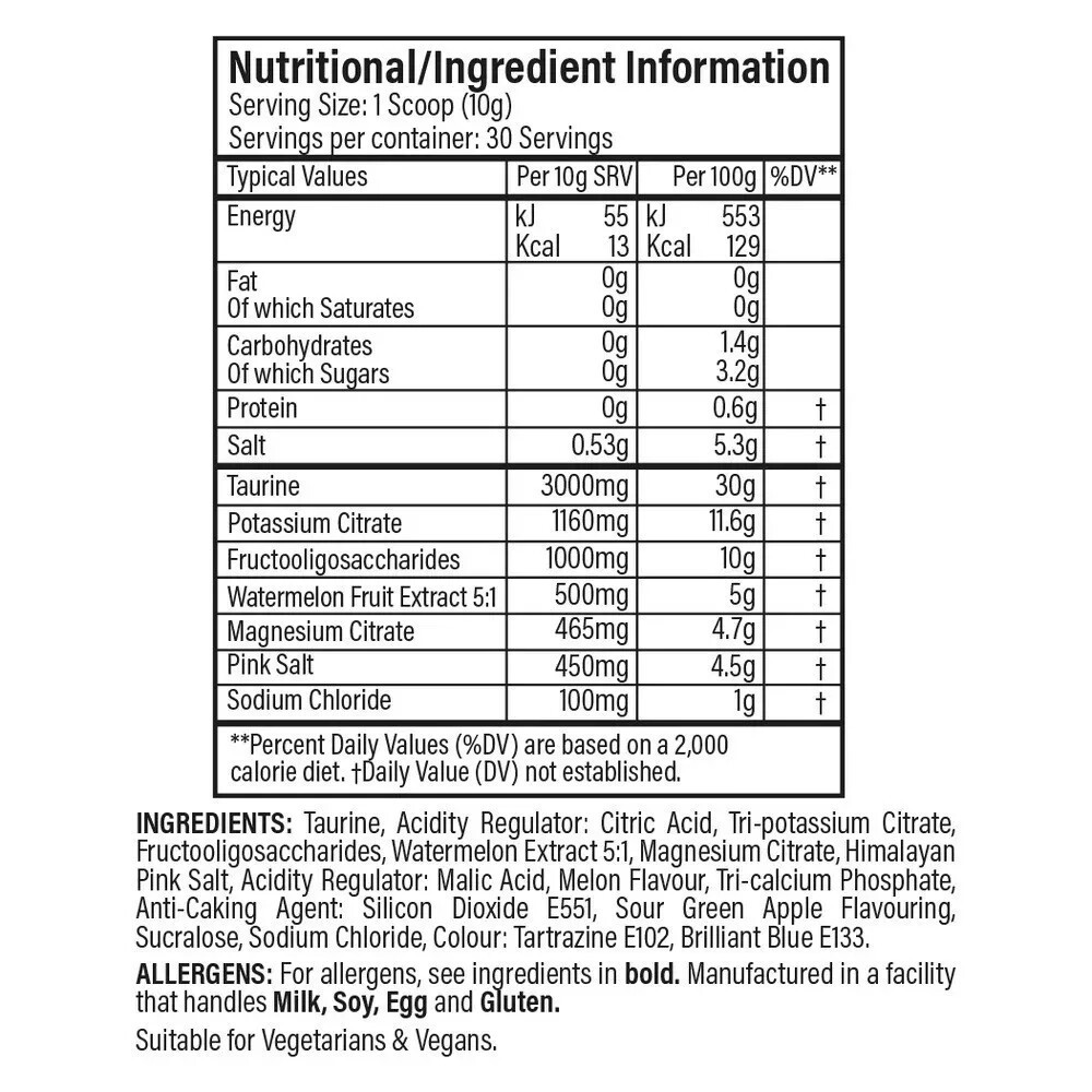 Trained by JP (tbJP) Hydration 300g Pineapple Strawberry (Ananász Eper) összetétel