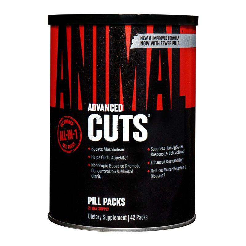 UNIVERSAL NUTRITION - ANIMAL CUTS EU - KOMPLEX ZSÍRÉGETŐ - 42 CSOMAG