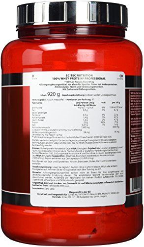 SCITEC NUTRITION - 100% WHEY PROTEIN PROFESSIONAL - 920 G