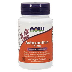 NOW - ASTAXANTHIN 4 MG - 60 KAPSZULA