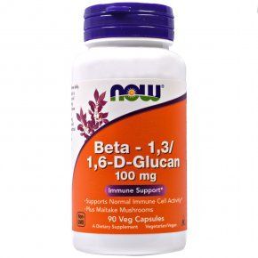 NOW - BETA 1,3/1,6 - D-GLUCAN 100 MG - 90 KAPSZULA