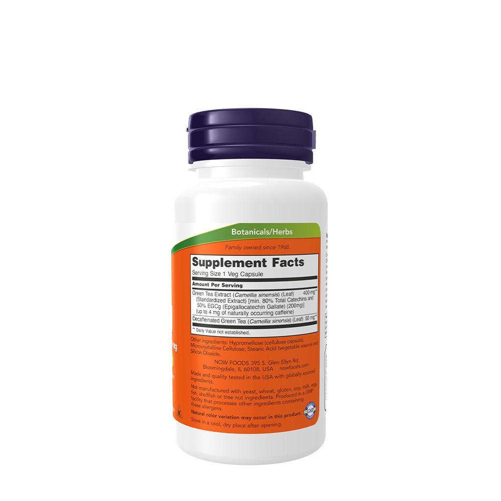 NOW - ZÖLD TEA KIVONAT 400 MG - EGCG GREEN TEA EXTRACT - 90 KAPSZULA