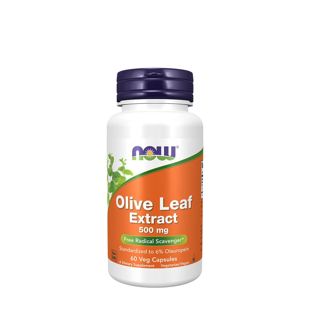 NOW - OLIVE LEAF EXTRACT 500 MG - 60 KAPSZULA